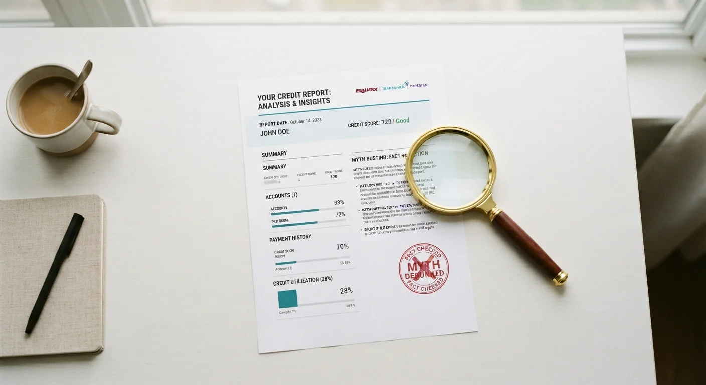 Credit Score Myths That Keep People From Taking Action