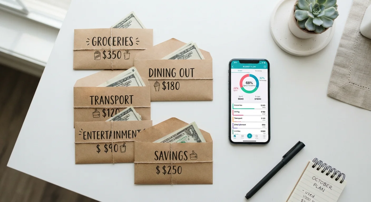 Envelope Budgeting vs. Digital Spending Trackers