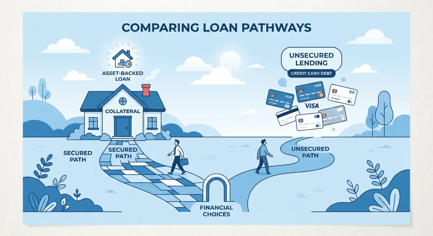Secured vs. Unsecured Debt: How Collateral Changes the Picture