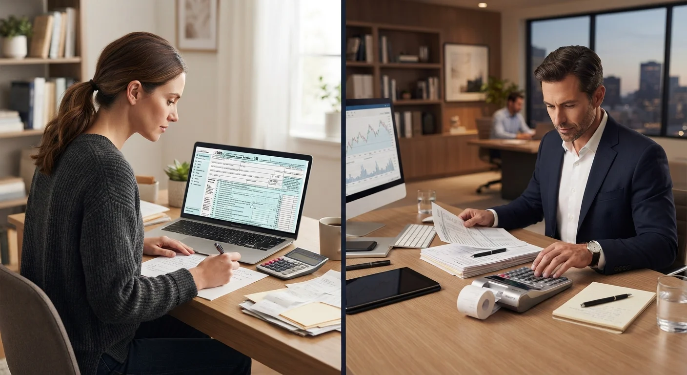 Self-Filing vs. Using a Tax Professional: What Beginners Should Weigh Up