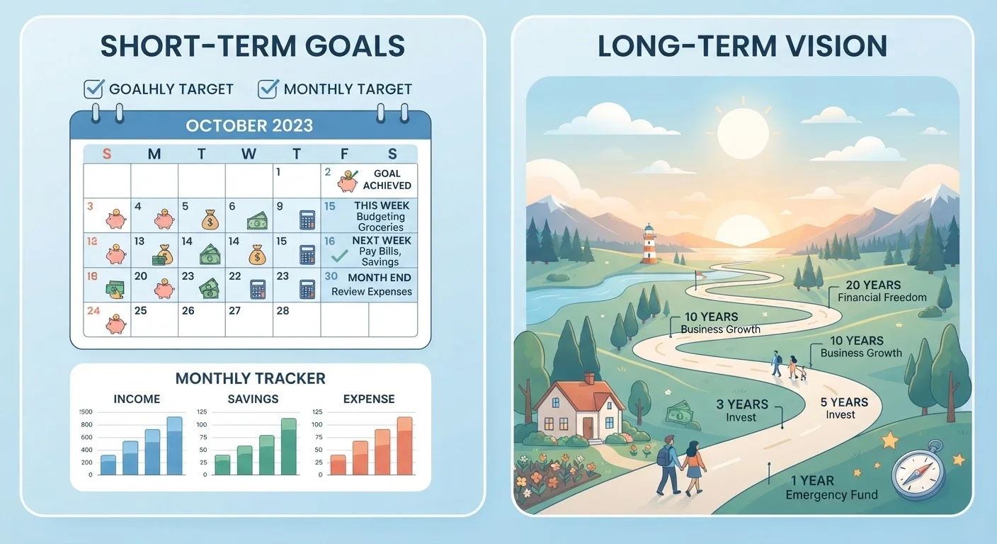 Short-Term vs Long-Term Financial Goals: Knowing the Difference Changes Everything