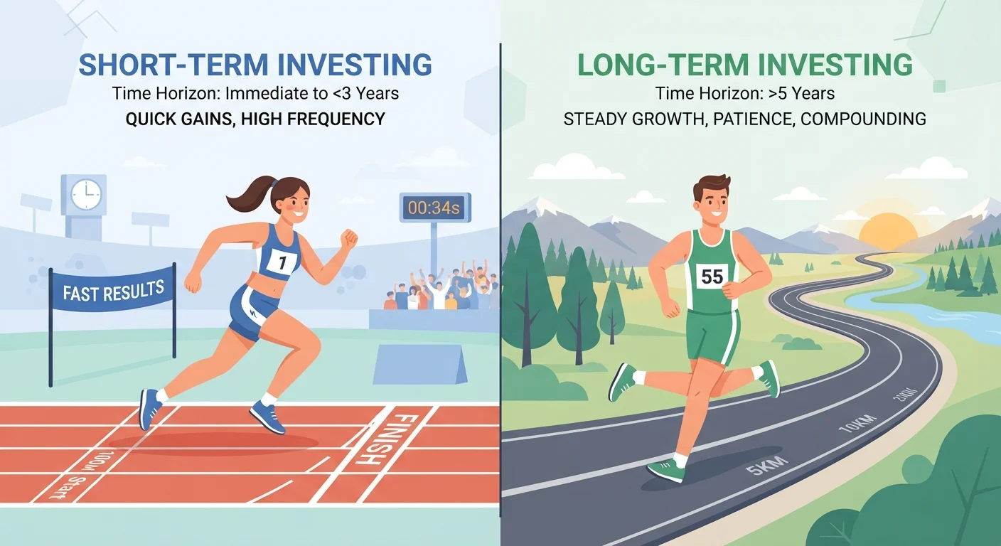 Short-Term vs. Long-Term Investing: Different Goals, Different Approaches