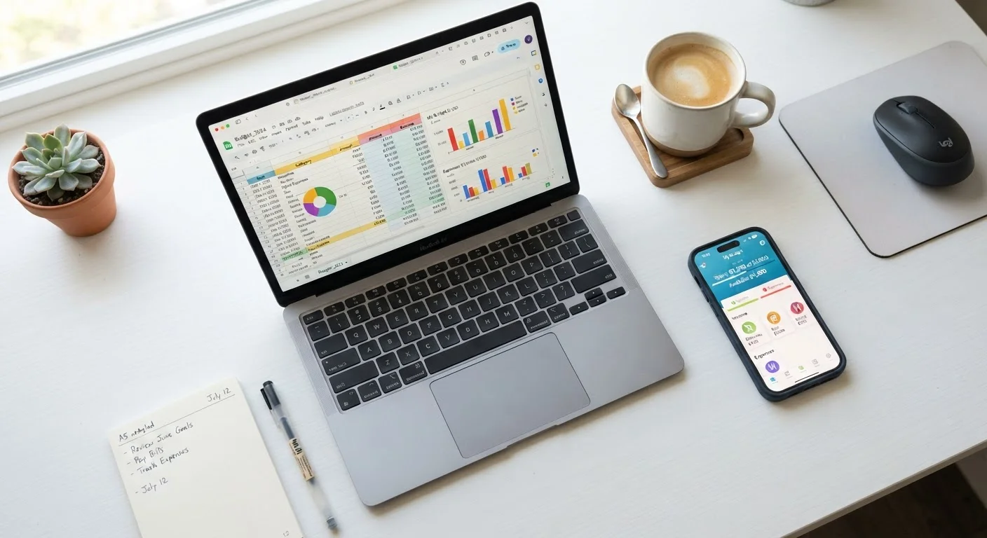 Spreadsheet vs. App: Two Ways to Monitor Your Financial Goals